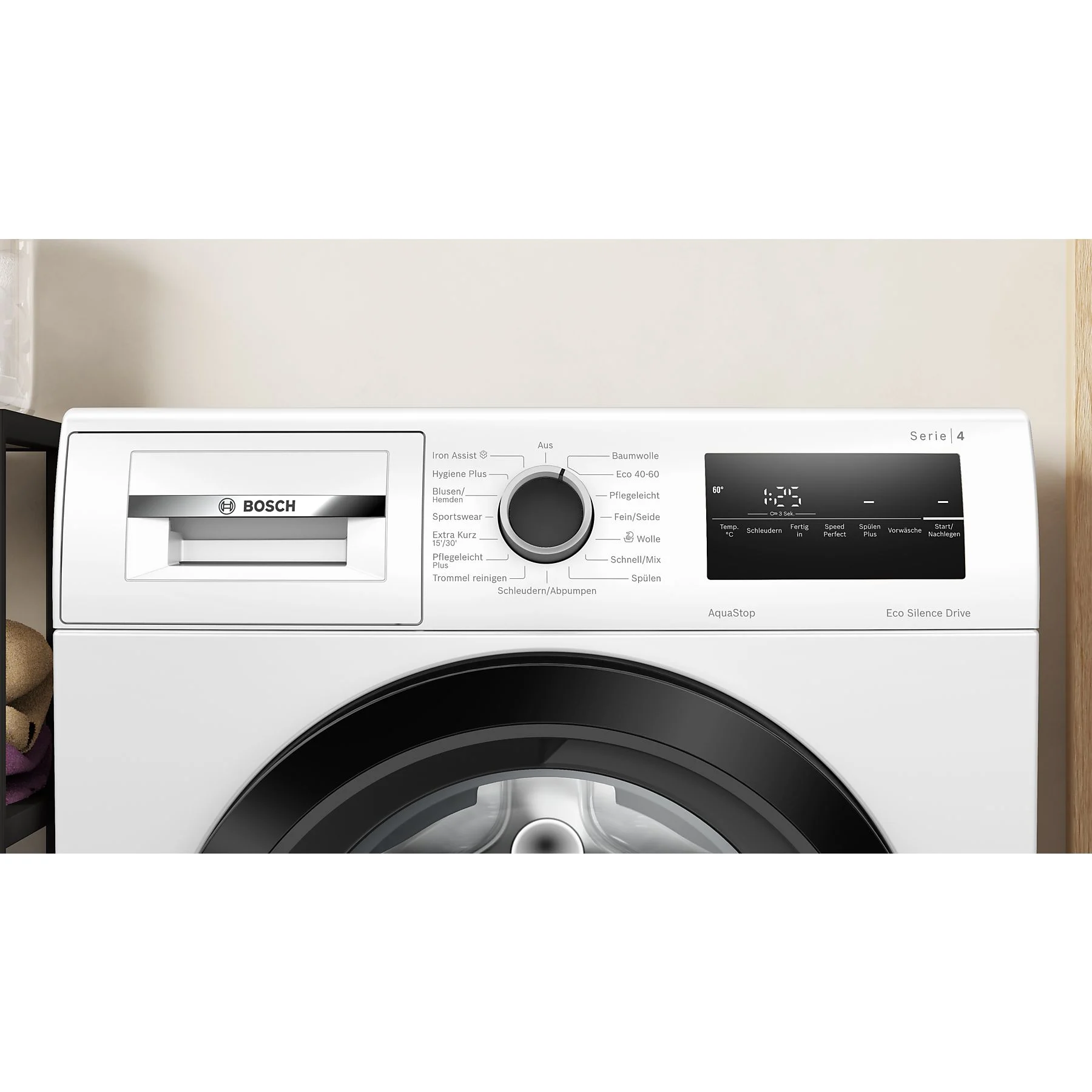 Lavatrice BOSCH WAN282ECO5 Serie 4 (8 kg, 1400 giri/min, A) - immagine 2