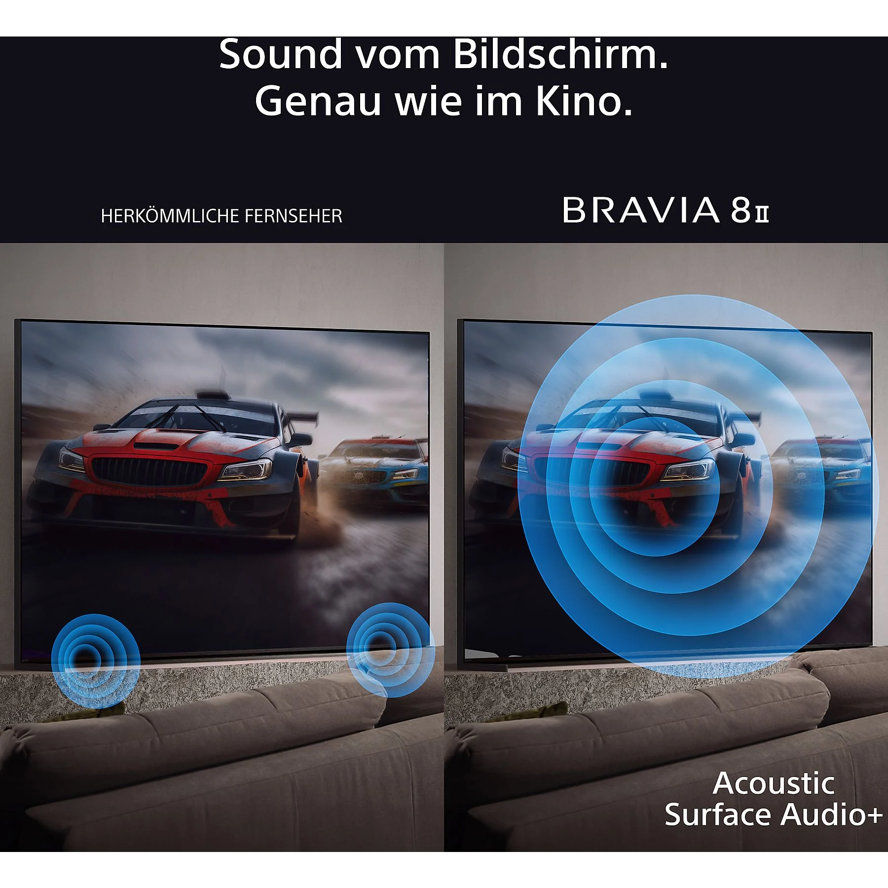 SONY BRAVIA 8 II K55XR8 OLED TV (55 pollici / 139 cm, OLED 4K, SMART TV) - immagine 3