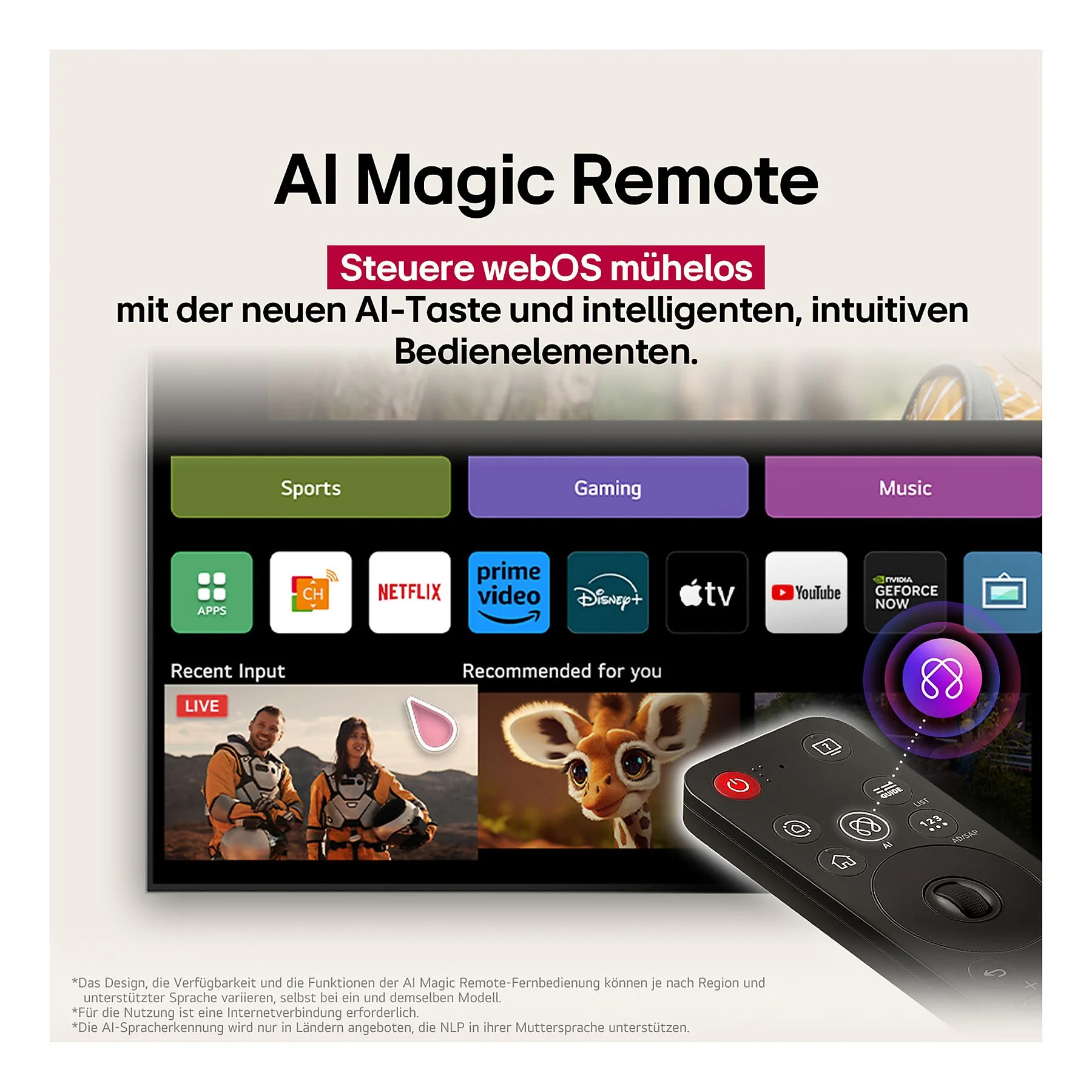 LG 50QNED70A6A LG QNED TV (Flat, 50 Zoll / 127 cm, UHD 4K, SMART TV) - immagine 10