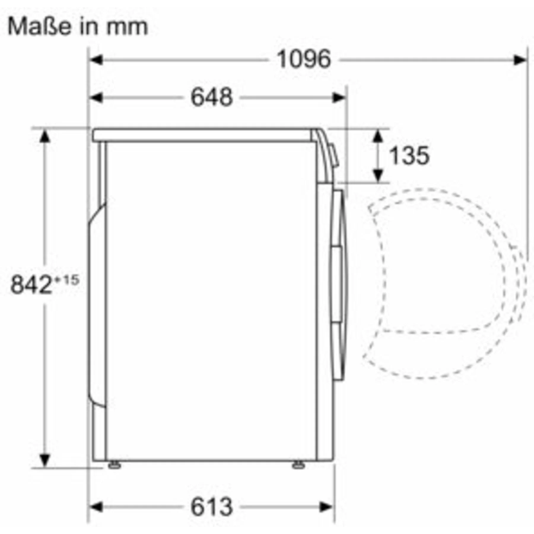 Asciugatrice a pompa di calore BOSCH WQG235D00 (8,0 kg, bianco) - immagine 4