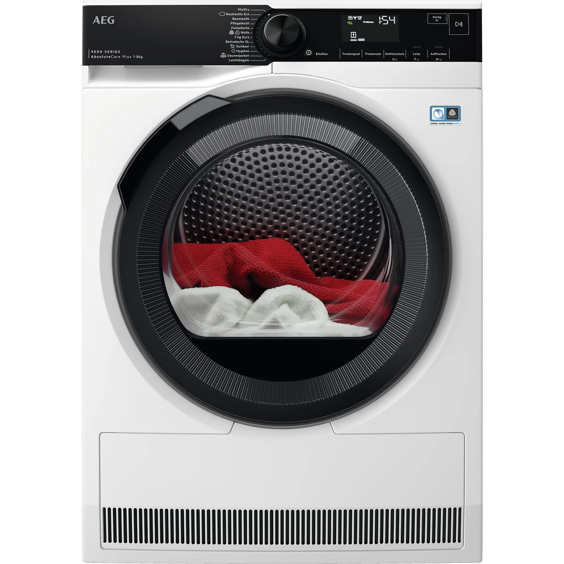 AEG TR 9 T 75680 Asciugatrice a pompa di calore Serie 9000 (8,0 kg, Bianco)
